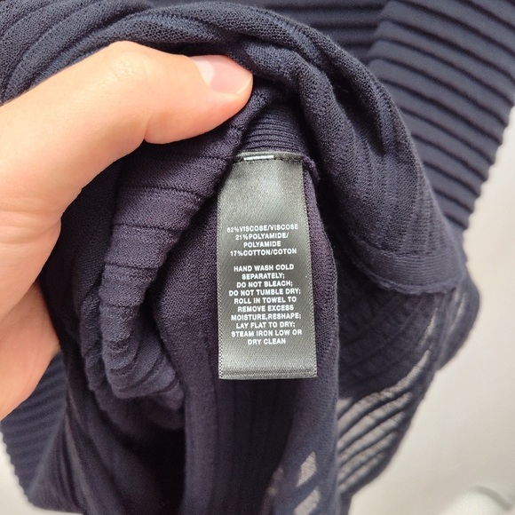 NWT Lafayette 148 ribbed knit midi dress Toni plus 3X size below knee office new - Picture 9 of 12